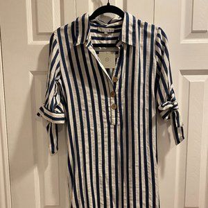 J Gee Short Sleeve Striped Dress